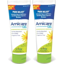 Fragrance-Free Arnicare Gel 4.2oz Duo - Fast-Absorbing Pain Relief for Athletes