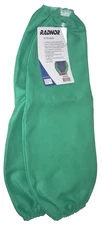 Radnor 23" FR Welding Sleeves Pair Green Flame Retardant 3/4" Elastic Ends 9oz