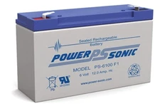 Power Sonic PS-6100 6V 12AH Replacement Battery for Streamlite/Maglite Litebox