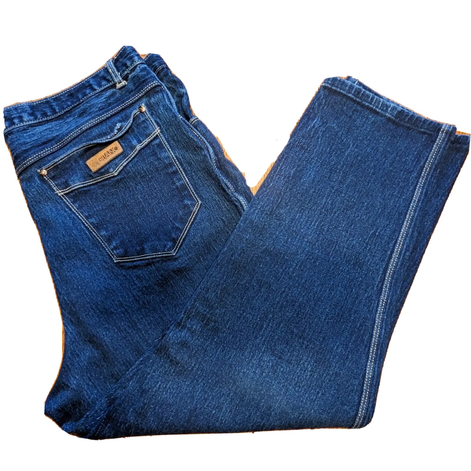 Gitano Jeans Vintage Blue Denim High Waist Mom Straight Leg Pants Women’s 36