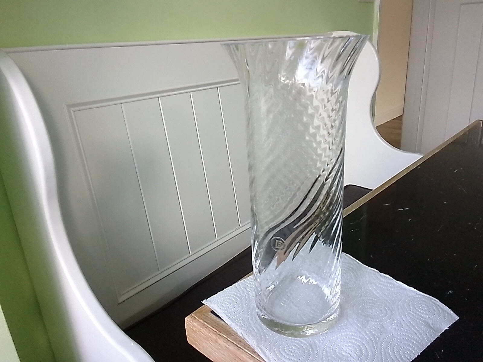 11 inch Dartington 24 Lead Crystal Vase. eBay