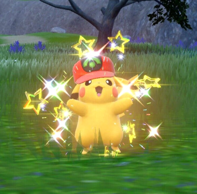   Hoenn Cap Pikachu Shiny With Herba Mystica of Choice PERFECT IVS JUMBO SIZE  