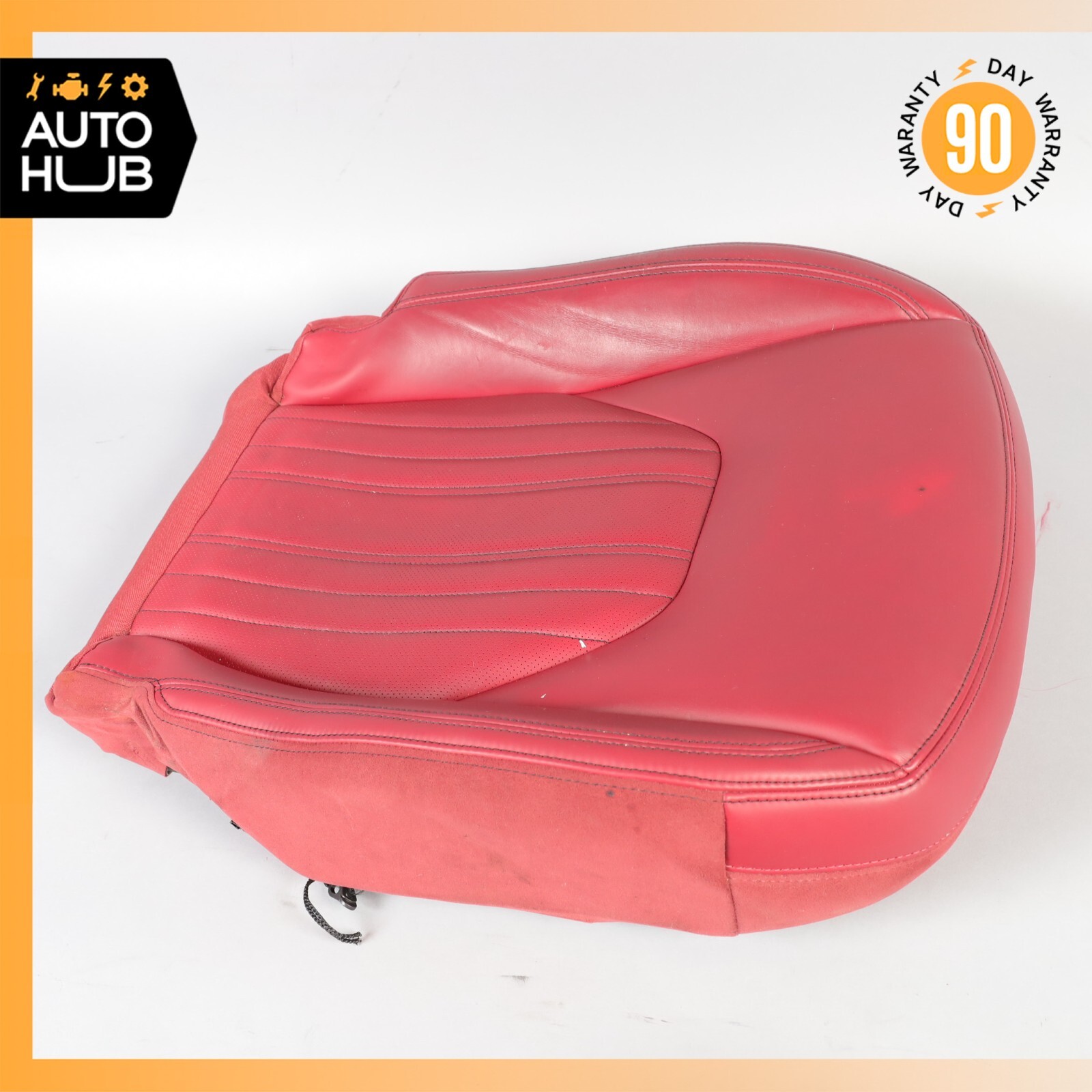 17-22 Maserati Levante S M161 Front Left Lower Bottom Seat Cushion Red OEM 26k