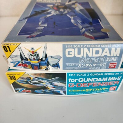 RX-178 GUNDAM Mk-II & G-DEFENSER セット GUNDAM MK-II G Defenser SET 1:144 Retro Model Kit BANDAI | eBay