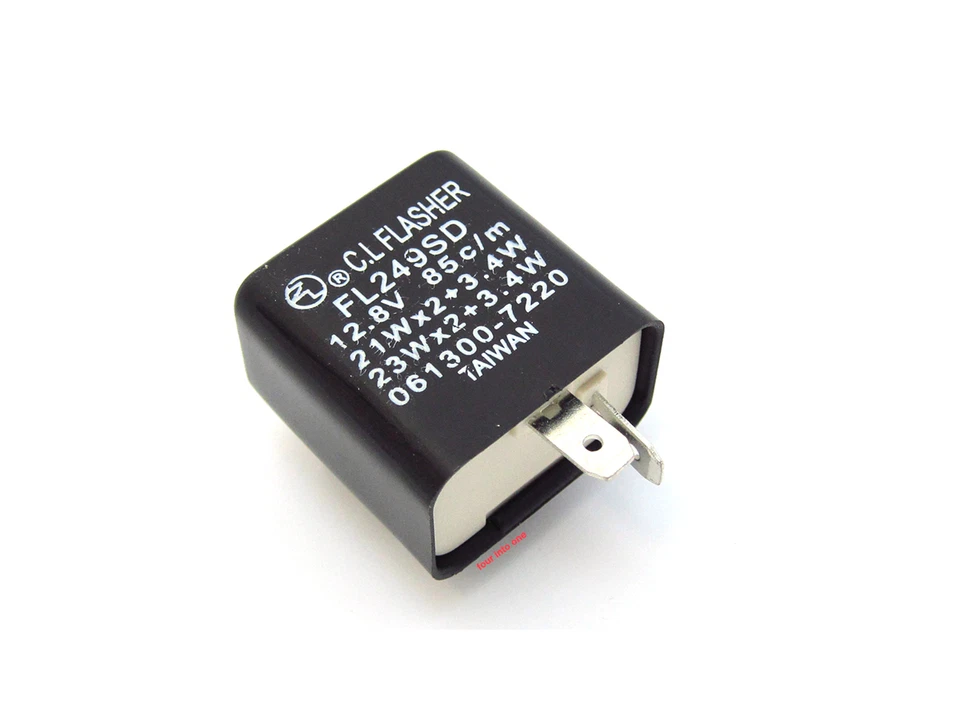 Emgo OEM 12V 10W Turn Signal 2 Prong Flasher Relay Suzuki GS550 GS750 GSX1100 - Image 2 of 2