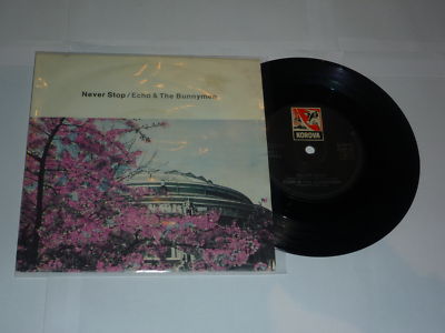 ECHO & THE BUNNYMEN - Never stop - 1983 UK 7'' Vinyl Single