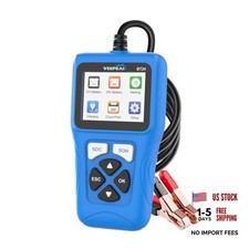 Car Battery Tester 12v 24v 100-2000cca Battery Load Tester Analyzer With Car Battery Tester 12v 24v 100-2000cca Battery Load Tester Analyzer With