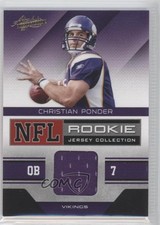 2011 Absolute Memorabilia NFL Rookie Jersey Collection Christian Ponder #8 0b2