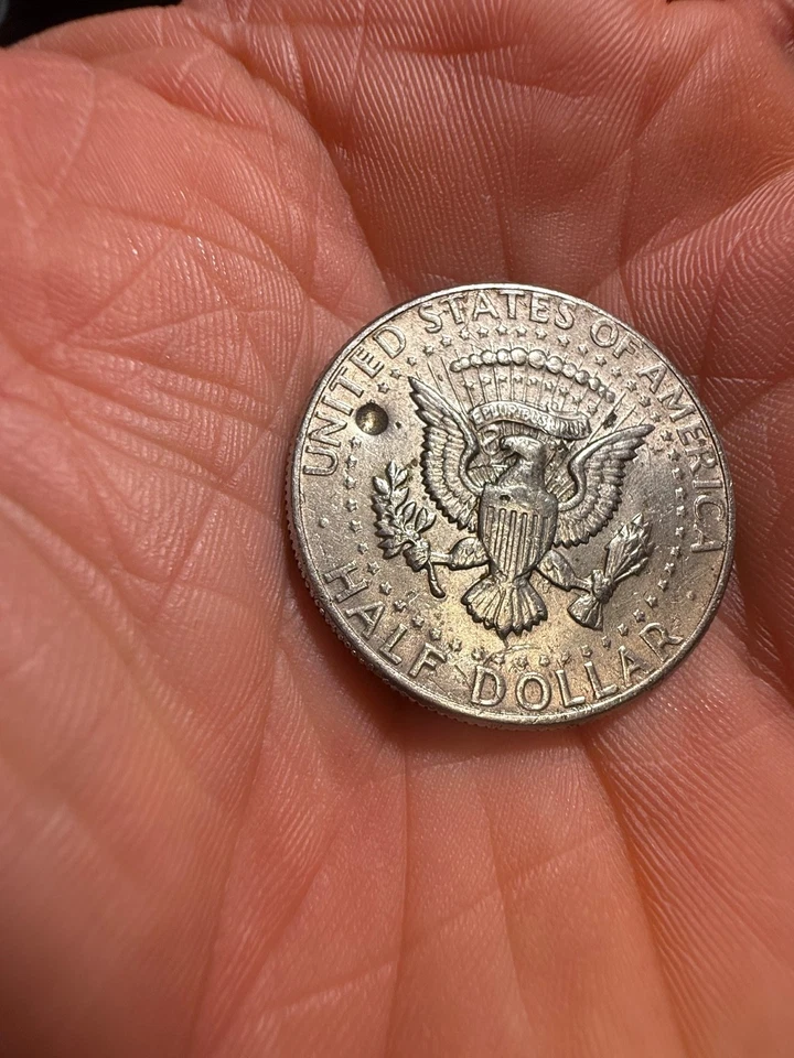 1977 D Half Dollar Significant Strike Through Error - Image 2 of 2