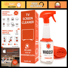 Streak-Free TV Screen Cleaner Microfiber Cloth - Non-Toxic Electronics Cleanin