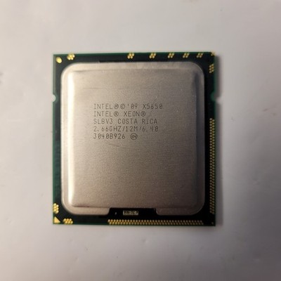 Intel Xeon X5650 Processor SLBV3 2.66GHz 12M 6.40 LGA1366 CPU