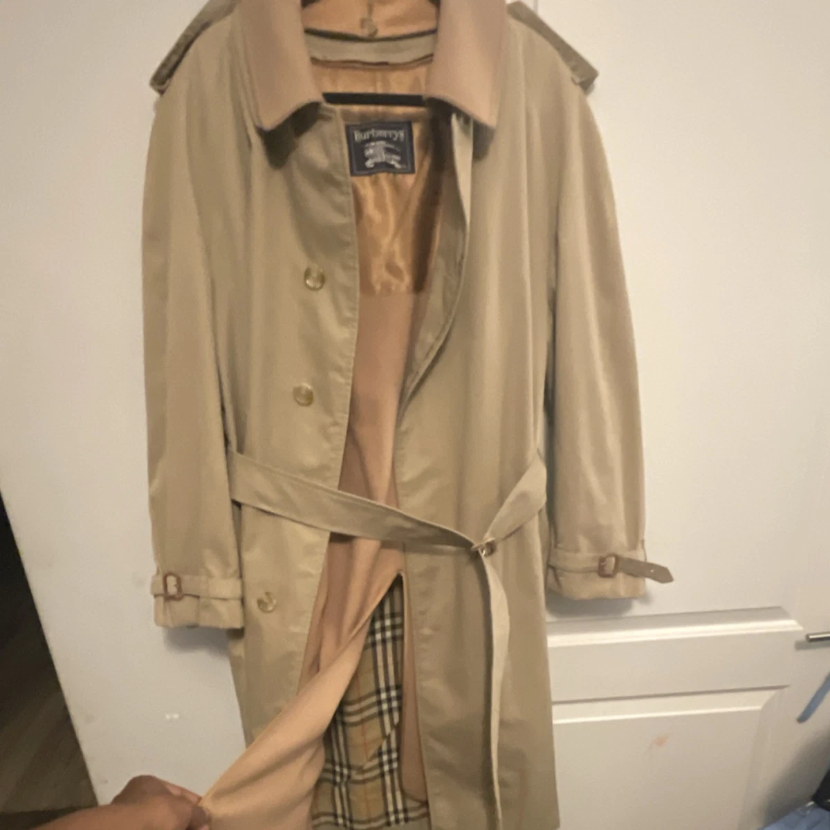 vintage burberry trench coat products for sale | eBay