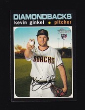 2020 Topps Heritage Kevin Ginkel #656 Arizona Diamondbacks