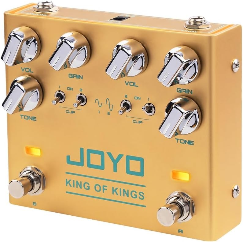 Dual-Channel Overdrive Guitar Pedal, Pure Analog, True Bypass