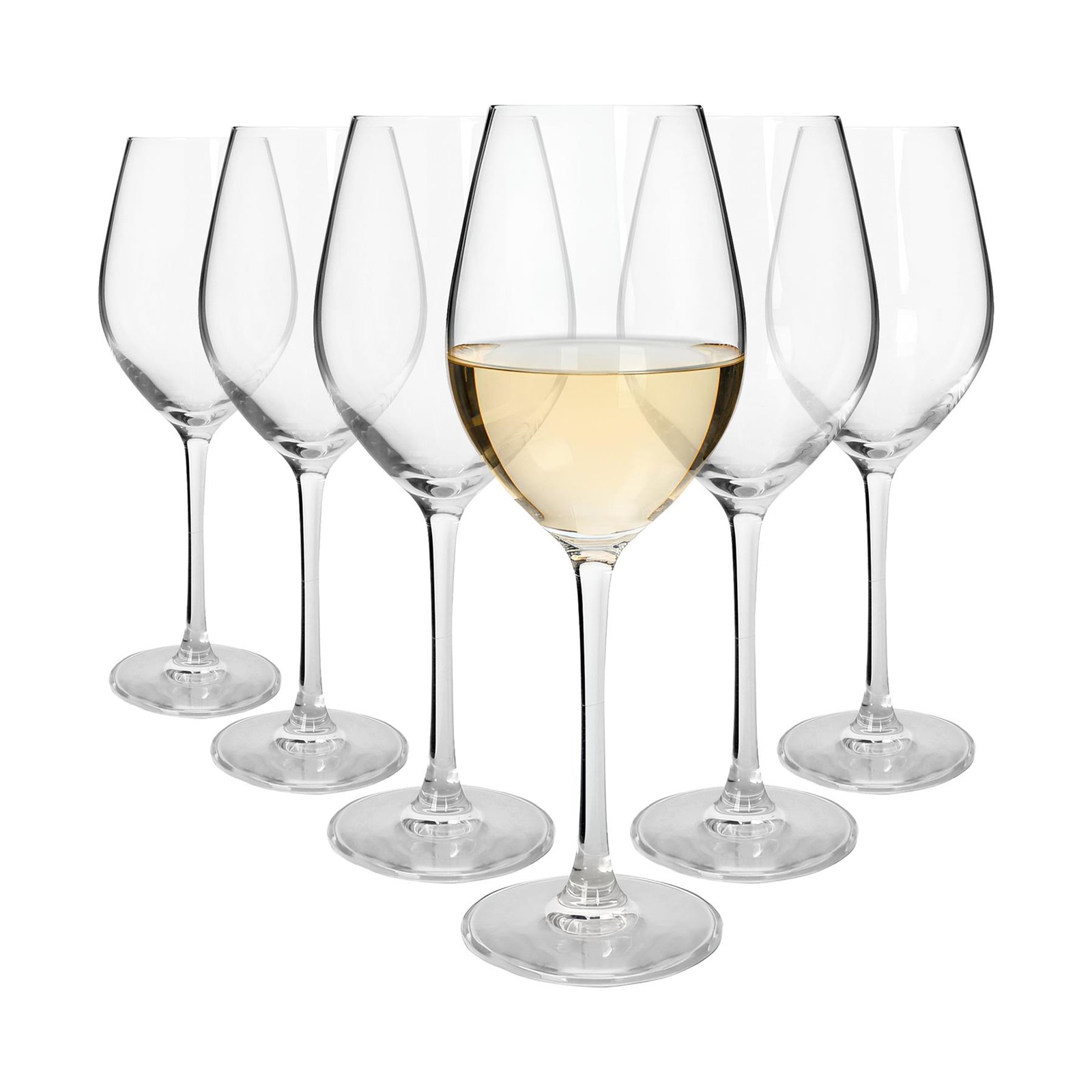 B&Q -  Mayfair Crystal White Wine Glasses350MlPack Of 6 - Image 2