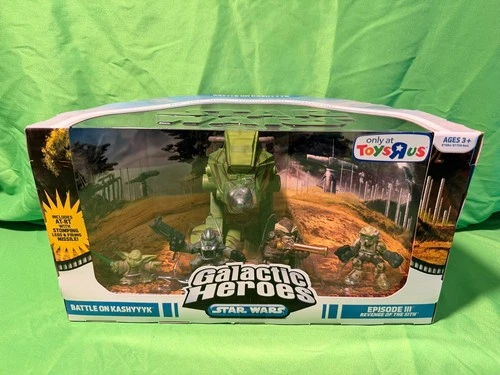 Star Wars Galactic Heroes Battle on Kashyyyk AT-RT + 4 Figures BRAND NEW