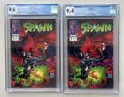 Spawn #1 Image Comics 1992 CGC GRADED 9.6 And 9.4
