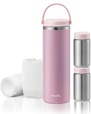 360 Capsulechill Breastmilk Cooler with Stainless Steel Bottles 24H Safe Stora