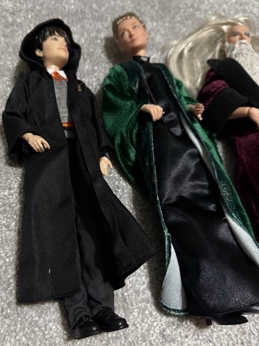 Harry Potter Dolls Harry Ron Hermione McGonagall Dumbledore 10-12" Mattel 2018 - Picture 2 of 16