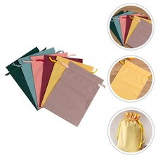 6 Pcs Travelling Drawstring Bags For Shoes Clothes Storage Trip Bags