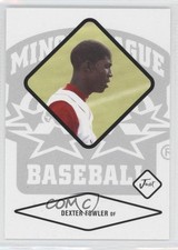 2004 Just Minors Justifiable Black 20/50 Dexter Fowler #22 0b0