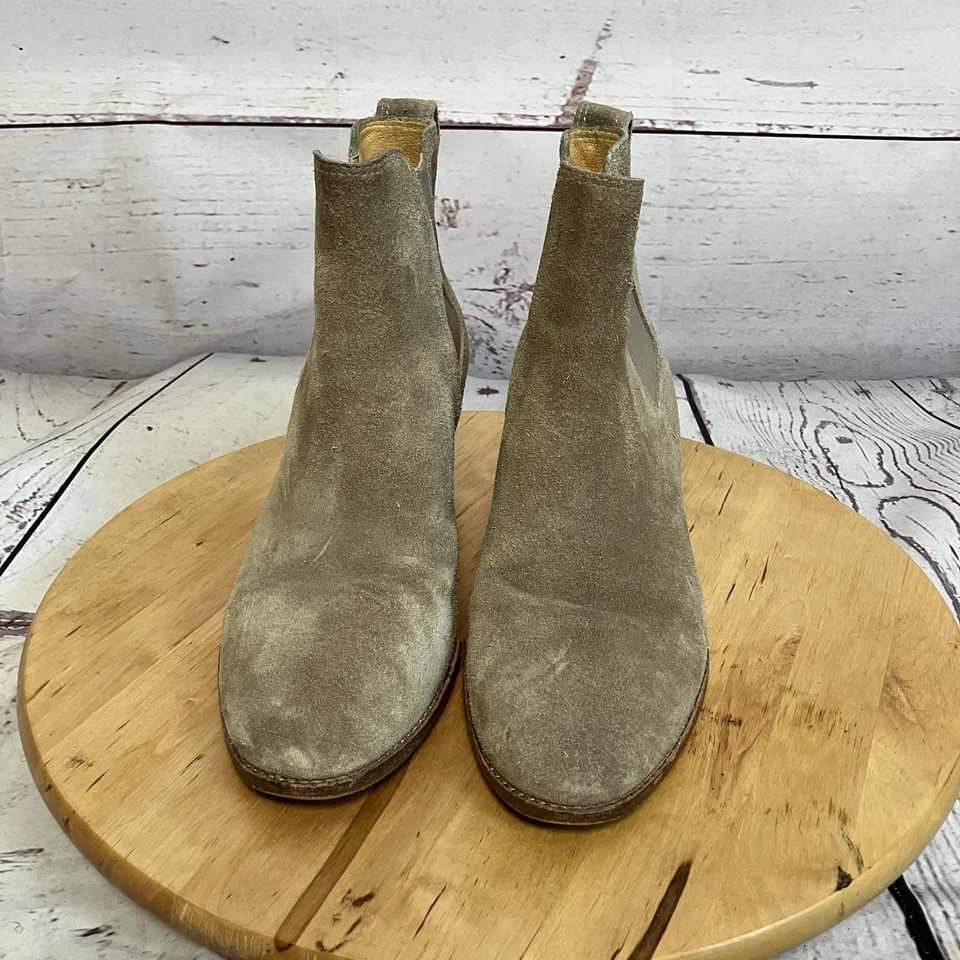 Botas Madewell para mujer talla 8,5 The Regan gamuza cuero tostado guijarro húmedo Foto 2 de 4