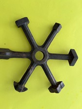 Antique Cast Iron BUNG Wrench 6-in-1 Oil Tank Wrench Tool