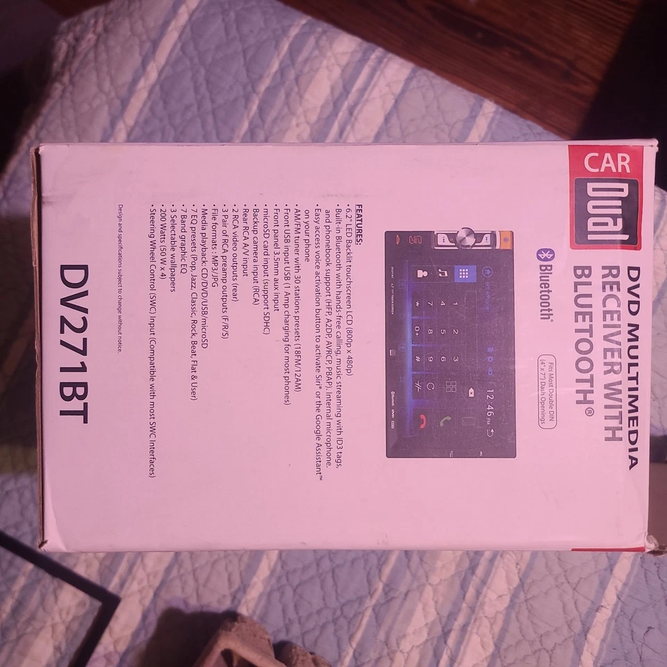 DUAL XDVD236BT Pantalla Táctil Multimedia 6.2 Pulgadas Doble Din Coche Estéreo USB AUX Foto 4 de 4