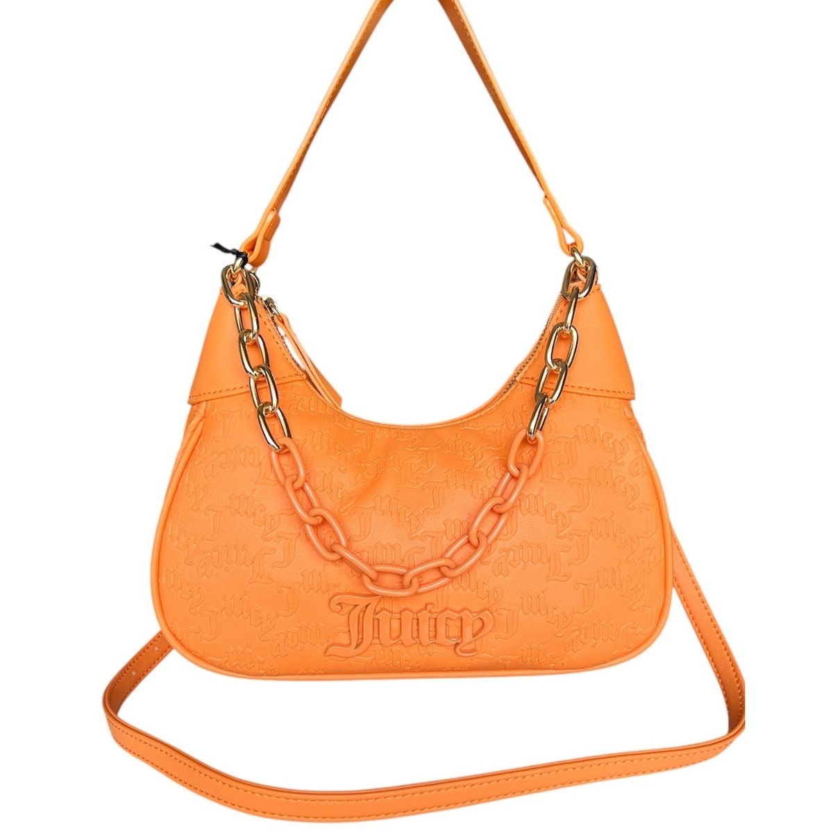 Juicy Couture Cant Tame Her Orange Crush Apricot Shoulder Bag | eBay