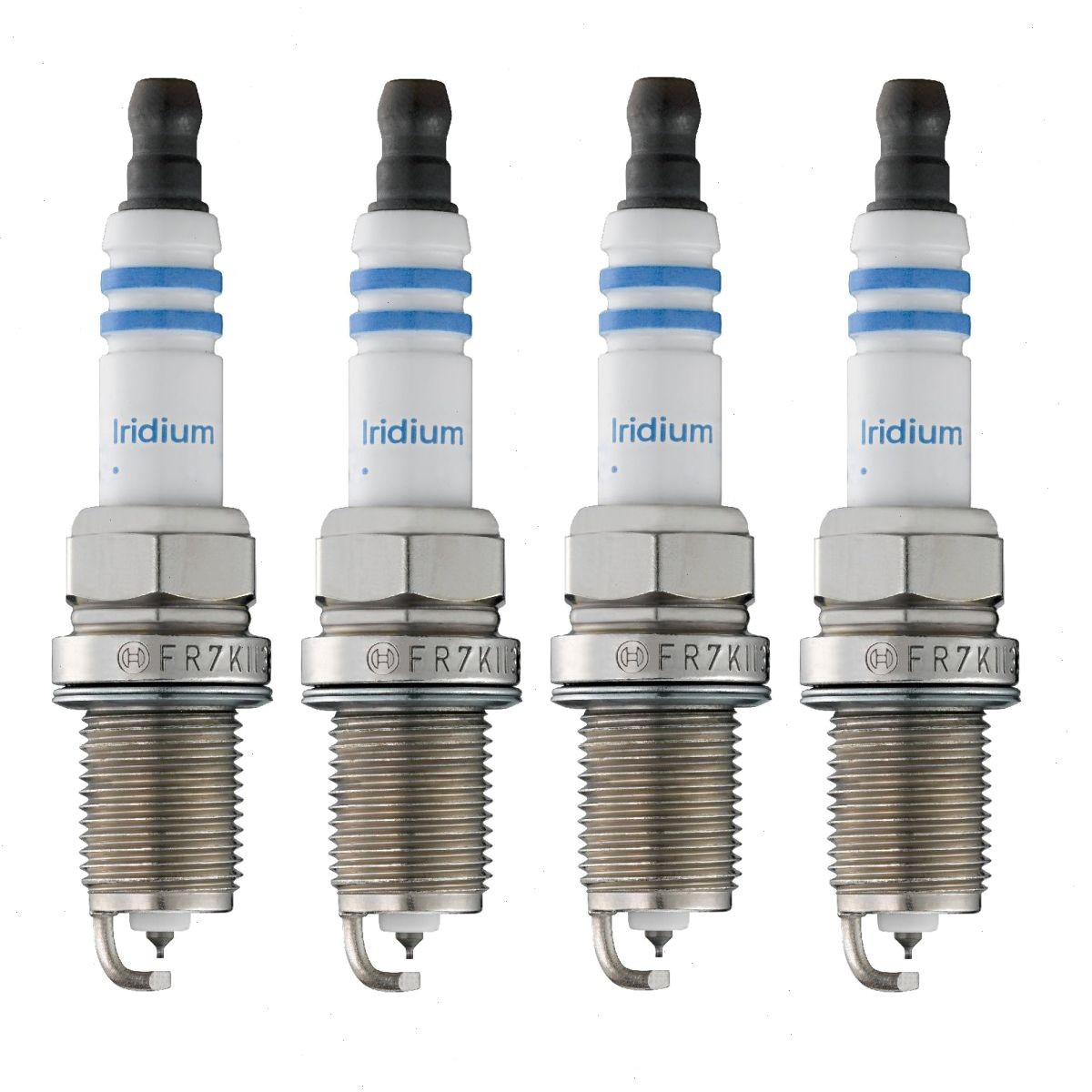 4 pc Bosch Double Iridium Spark Plugs for 2004-2009 Suzuki Swift 1.6L L4 nl