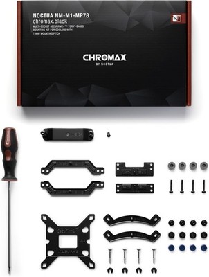 Noctua NM-M1-MP78 chromax.Black, CPU Cooler Mounting-Kit for AMD AM5/AM4 and