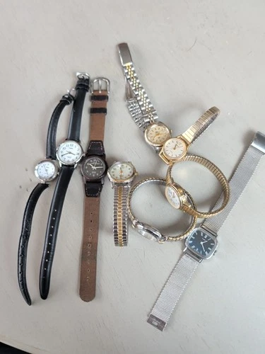 Vintage Timex Ladies Watch Lot of 9 Watches - All Runners  Manual Quartz