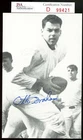 Otto Graham JSA Coa Signed  4x6 Photo Autograph