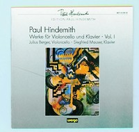 Berger/Mauser - Hindemith Cello/Piano Works - Cd - G4Z