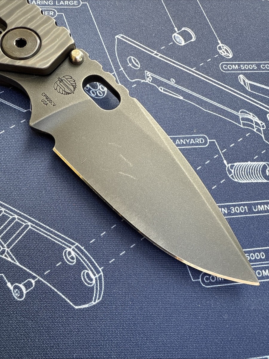 TAYLOR&STONER デザートタイガー Strider SNG Full Titanium Tiger Stripped Dagger Grind CPM