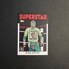2016 Topps Heritage WWE Kalisto Superstar Card #20
