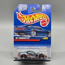 '97 Corvette Collector 1090 Black White 1998 Hot Wheels