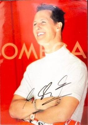 Michael Schumacher - Formel 1 Fahrer - handsigniertes handsigniertes Foto