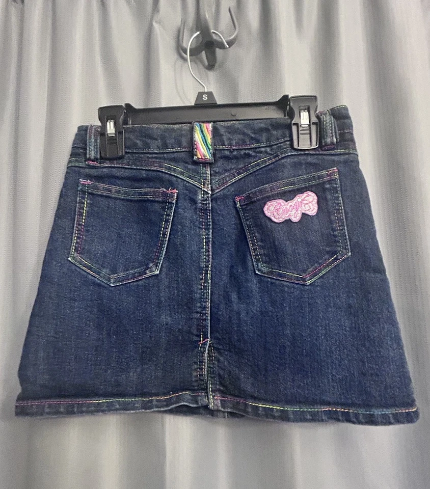 Falda Vaquera Coogi Niños Talla 10 Diseño Bolsillos Usada en Excelente Condición Foto 2 de 4