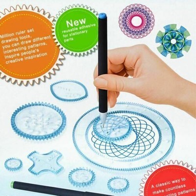 Captivating Spiral Designs Spirograph Drawing Stencil Spiral Pattern Kit