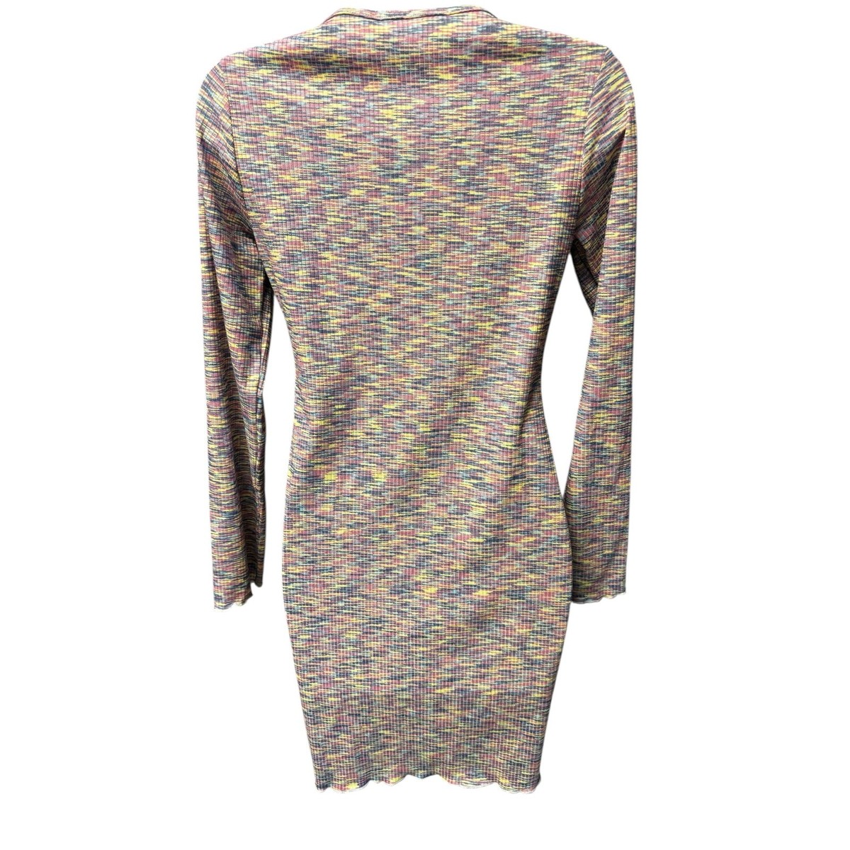 Lisa Says Gah Lotta Mini Dress Size M Berry Berry Long Sleeves Ruched Space Dye View 4