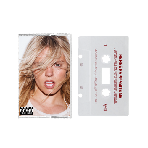Reneé Rapp: Bite Me Cassette - Limited Edition White Shell Cassette Tape Album - Picture 1 of 3