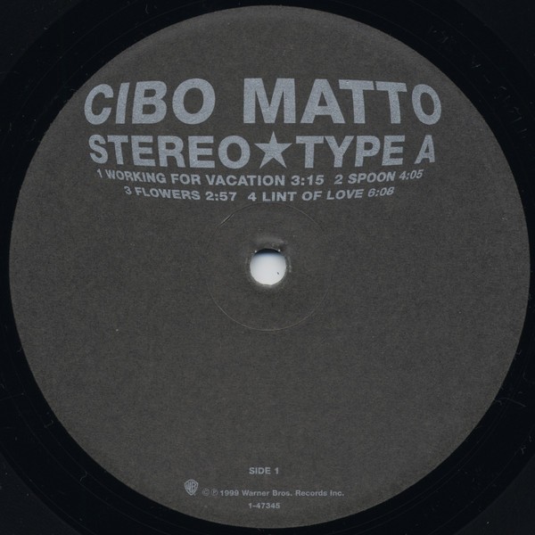 Cibo Matto / Stereo Type A 1999 US Original 2LP Warner Bros
