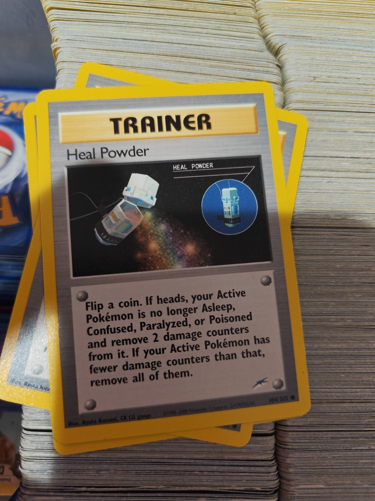 Heal Powder 104/105 - Neo Destiny - VINTAGE WOTC POKEMON CARD - NM/M
