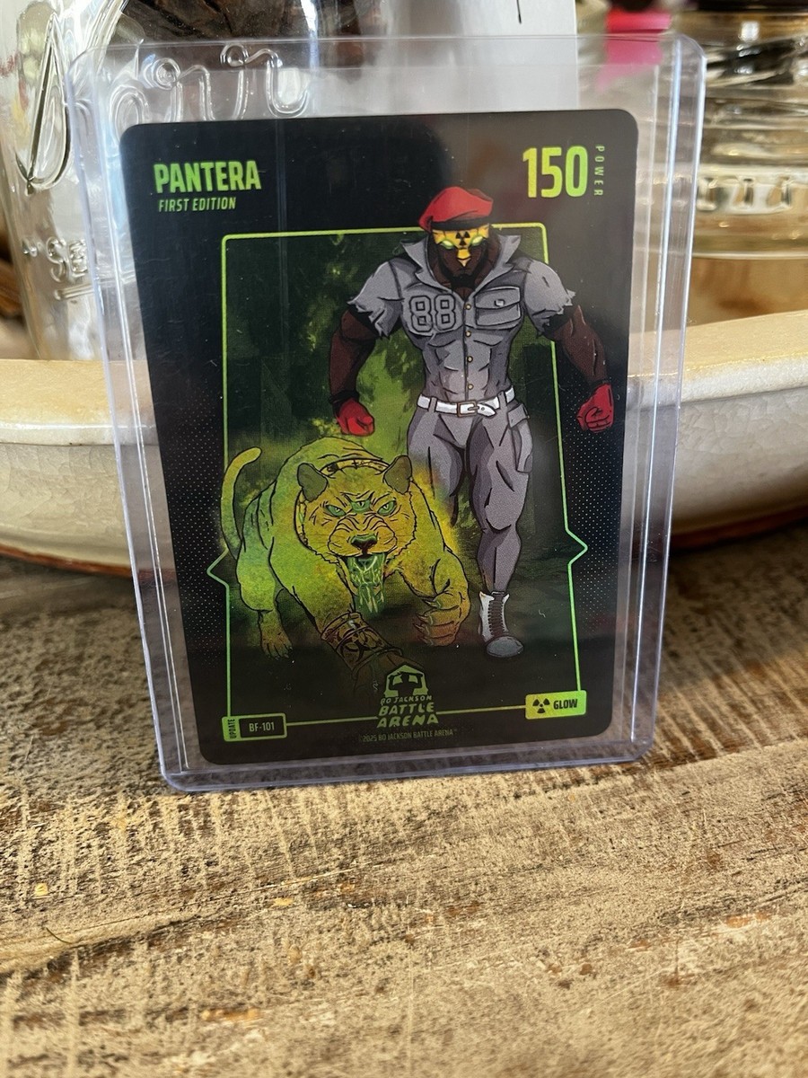 Bo Jackson Battle Arena Update GLOW Battle Foil BF-101 PANTERA Rey Mysterio
