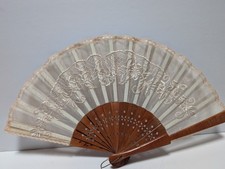 Lace and Wood fan