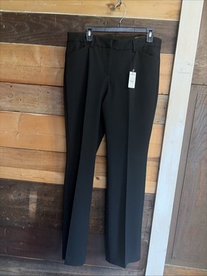 Express Design Studio Editor Black Mid Rise Barely Boot Dress Pant Trousers 10