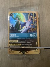 Disney Lorcana Prerelease Stamped Promo Merlin Future Sealed Attack Of The Vine