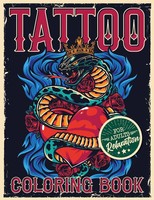 Tattoo Coloring Book For Adults Relaxation Loridae Coloring Taschenbuch Englisch