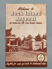 1950’s US Army Rock Island Arsenal Weapons Command Self Guided Tour Brochure!